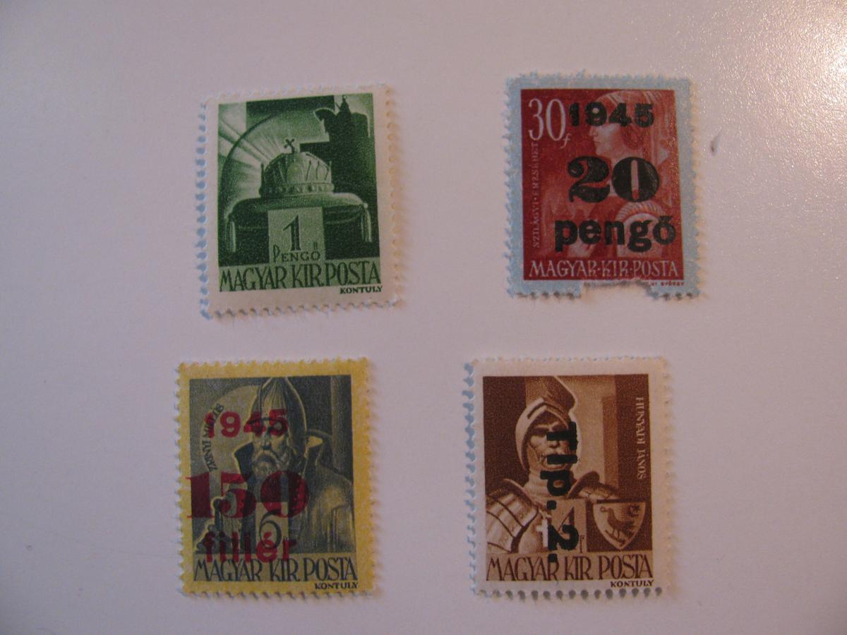 4 Hungary Unused  Stamp(s)