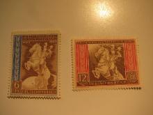 2 Nazi Germany Unused  Stamp(s)