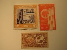 3 United Arab Republics Unused  Stamp(s)