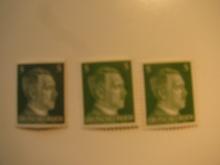 3 Nazi Germany Unused Stamp(s)