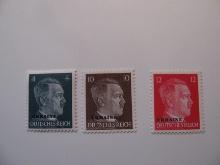 3 Nazi Occupied Ukraine Unused  Stamp(s)