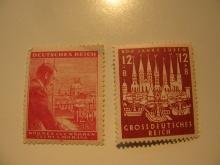 2 Nazi Germany Unused Stamp(s)