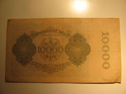 Foreign Currency: 1922 Germany 10.000 Mark