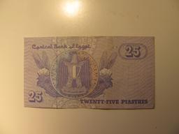 Foreign Currency: Egypt 25 Piastres