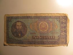 Foreign Currency: Romania 100 Lei