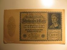 Foreign Currency: 1922 Germany 10.000 Mark