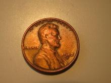 US Coins: 1xBU/Clean 1942-S Wheat penny