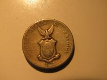 1938 Philippines (Under USA Protection) 5 Centavos