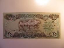 Foreign Currency: 1982 Iraq 25 Dinara (UNC)