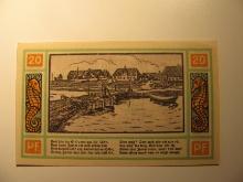 Foreign Currency: 1921 Germany 20 Pfennig Notgeld (UNC)