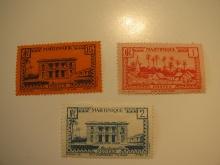 3 Martinique Unused  Stamp(s)