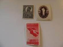 3 Romania Unused  Stamp(s)