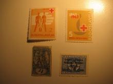 4 Yugoslavia Unused  Stamp(s)