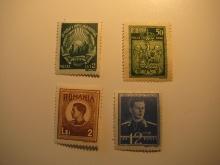 4 Romania Unused  Stamp(s)