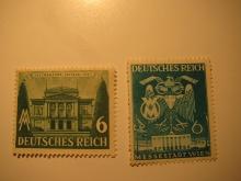 2 Nazi Germany Unused Stamp(s)