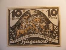 Foreign Currency: 1922 Germany 10 Pfennig Notgeld (UNC)