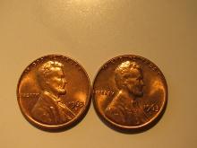 US Coins: 3xBU/Clean 1963-D pennies