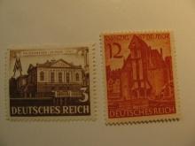 2 Nazi Germany Unused  Stamp(s)