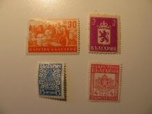 4 Bulgaria Unused  Stamp(s)