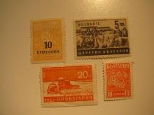 4 Bulgaria Unused  Stamp(s)