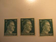 3 Nazi Germany Unused Stamp(s)