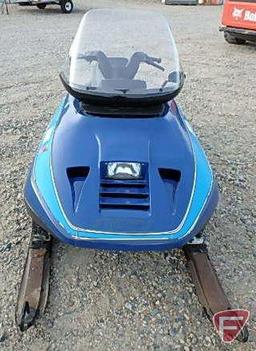 1987 Bombardier Ski-Doo Stratos 496 cc snowmobile, VIN 36240, 2,925 miles showing