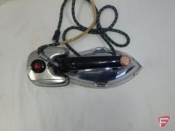 Betty Crocker Tru-Heat Iron and steam ironing attachment, with instruction booklet and