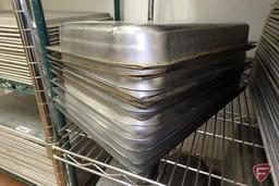 (10) full size stainless steel 2-1/2in deep pans