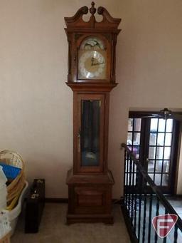 Grandfather clock, wound tight