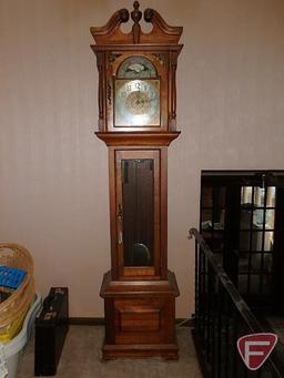 Grandfather clock, wound tight