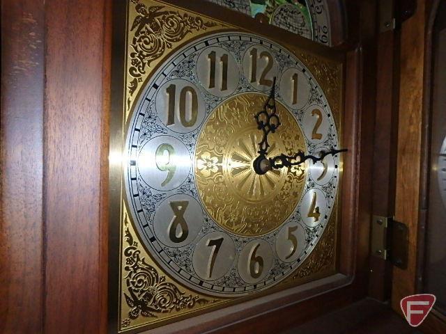 Grandfather clock, wound tight