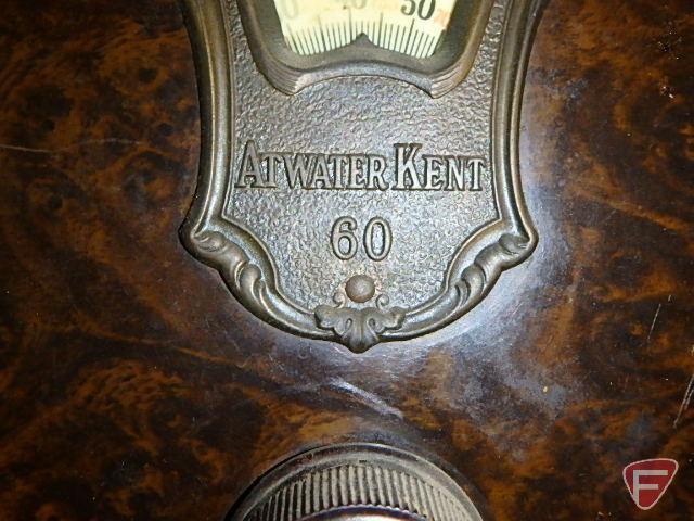 Atwater Kent antique floor radio, 60 cycles