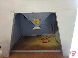 Skat Blast Dry Blast System sand blasting cabinet and collection system