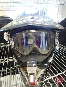 HJC CL-X3SN snow mobile/motocross helmet, size: M Scott Roko sport goggles