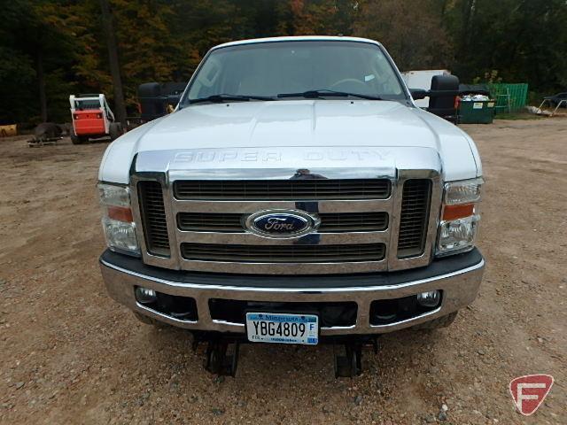 2008 Ford F-350 Lariat Super Duty Plow Pickup Truck, VIN # 1FTWX31R28EA51535