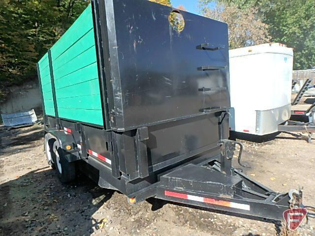 2007 Felling Tandem Axle Trailer with Sides, VIN # 5FTDE142371027711