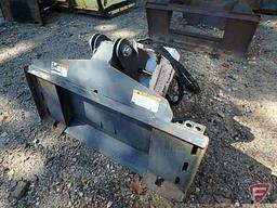 Bobcat auger skid loader attachment, model 12-auger, round drive