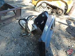 Bobcat auger skid loader attachment, model 12-auger, round drive