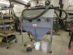 Trinco Dry Blast sand blasting cabinet, model 487BP