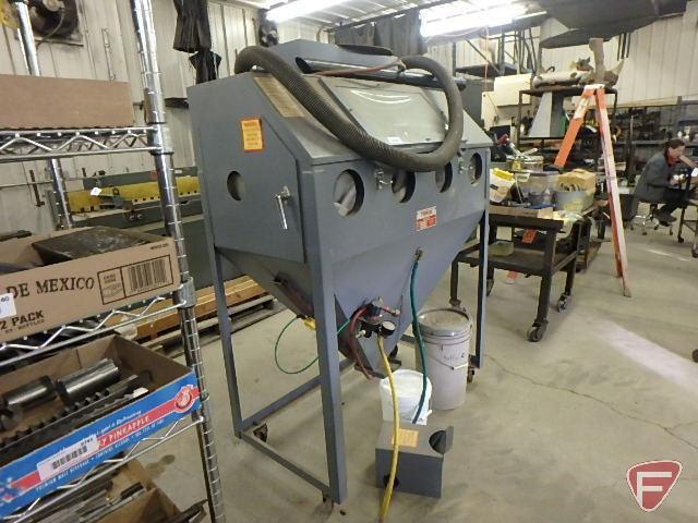 Trinco Dry Blast sand blasting cabinet, model 487BP