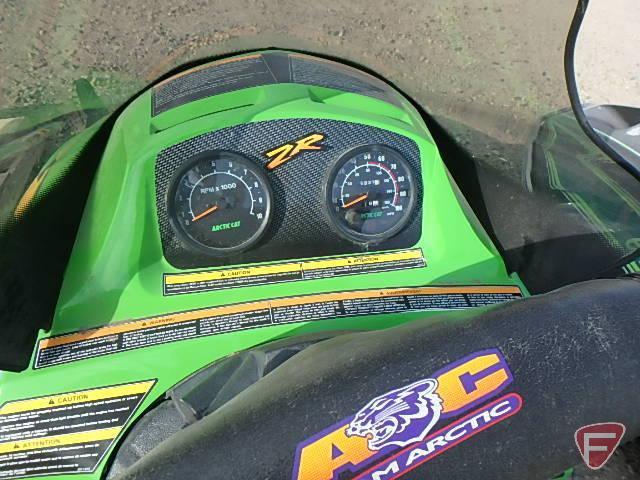 1998 Arctic Cat ZR 500 snowmobile, 500cc engine, SN: 9838665