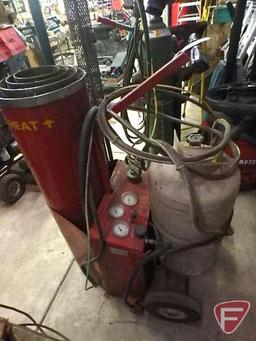 Dayton model 3Z773 propane fueled hot water pressure washer, sn 52662