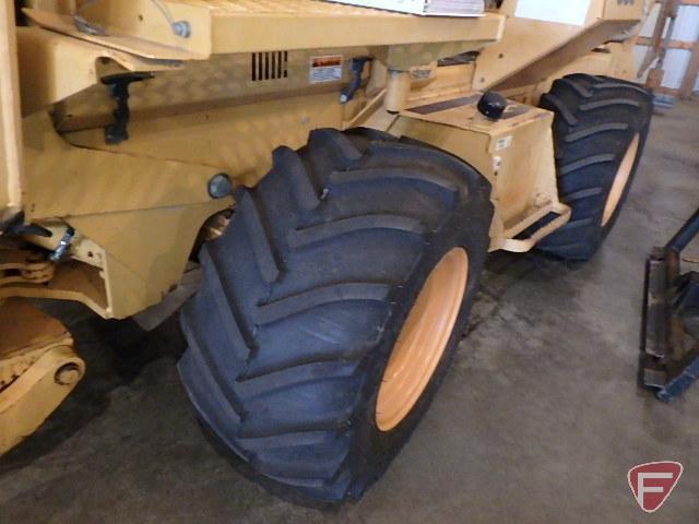 1997 Case 660 combo trencher and plow w/D125 backhoe, 978 hrs showing, diesel,