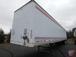 1994 Stoughton Enclosed Semi Trailer for Storage, VIN # 1DW1A5325RS922612