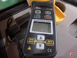 Ideal ground clamp resistant meter