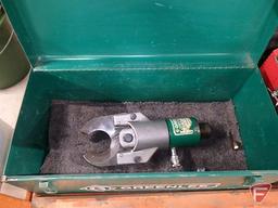 Greenlee 750 hydraulic cable cutter, GB walk pac,portable battery powered hydraulic pump