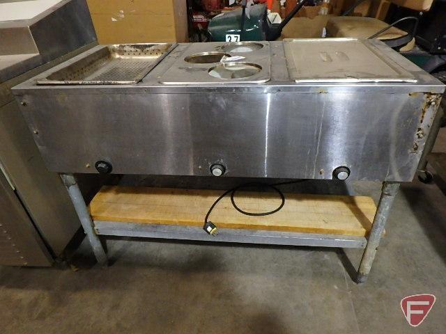 Eagle Elec Open Base Hot Food Table, 48inx22 1/2x34in