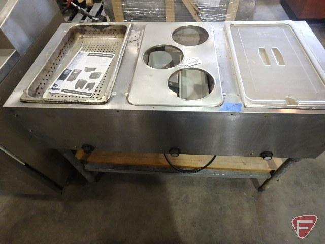 Eagle Elec Open Base Hot Food Table, 48inx22 1/2x34in