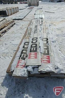 Set of Edco sandtone colored steel siding