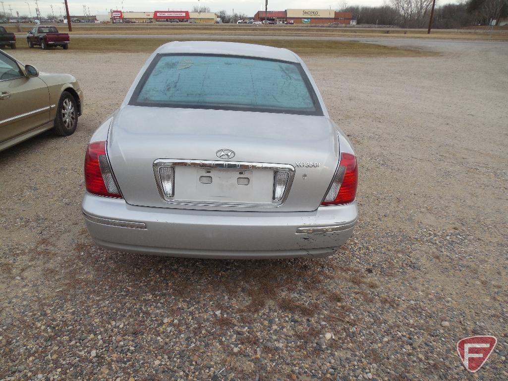 2005 Hyundai XG350 Passenger Car, VIN # kmhfu45e25a422746